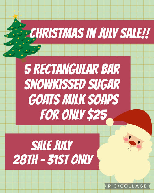 Snowkissed Sugar in Rectangular Bar Designs